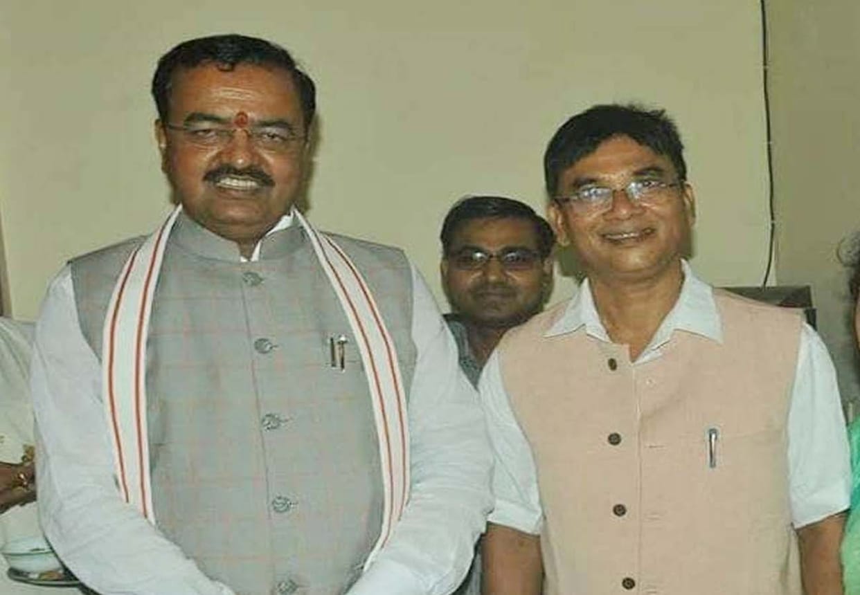 accused of dismantling the idol Doctor Arun Maurya suspended from BJP