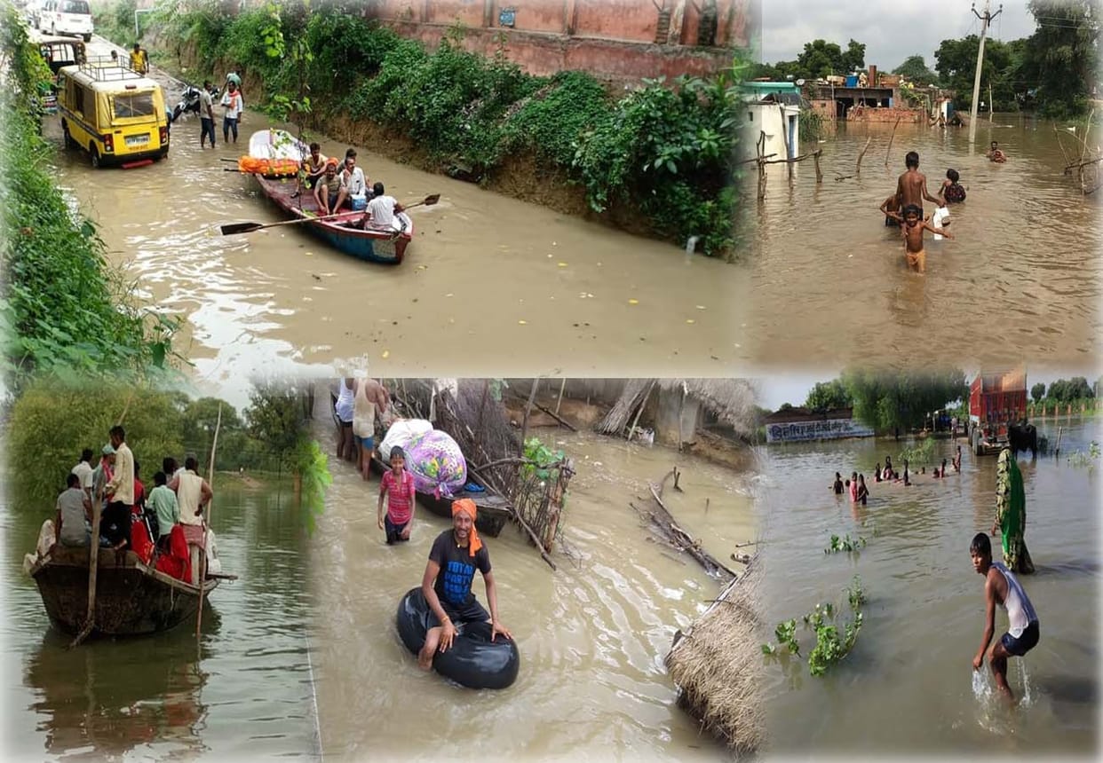 Flood havoc in central UP, See the terrible scene in pictures