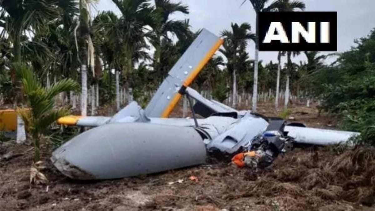 One TAPAS Experimental Unmanned Aerial Vehicle crashed in Karnataka