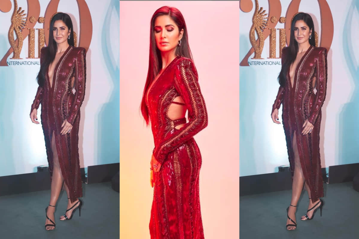 iifa rocks 2019 katrina kaif looks gorgeous on green carpet