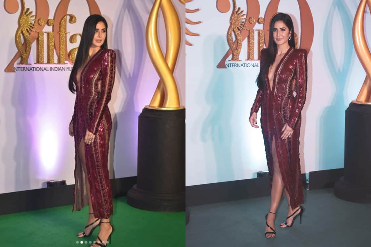iifa rocks 2019 katrina kaif looks gorgeous on green carpet
