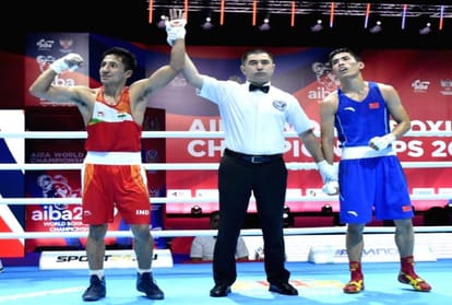 Amit Panghal defeated Batuhan Citfci by 5-0 in 52 kg category of world boxing championship