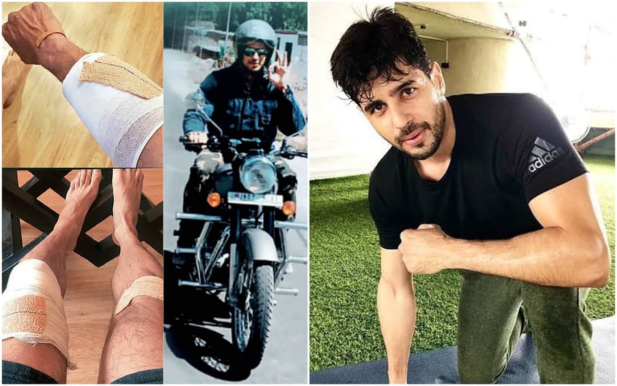 Sidharth Malhotra Bike Slips and He Meets With An Accident During Shershaah Kargil Schedule