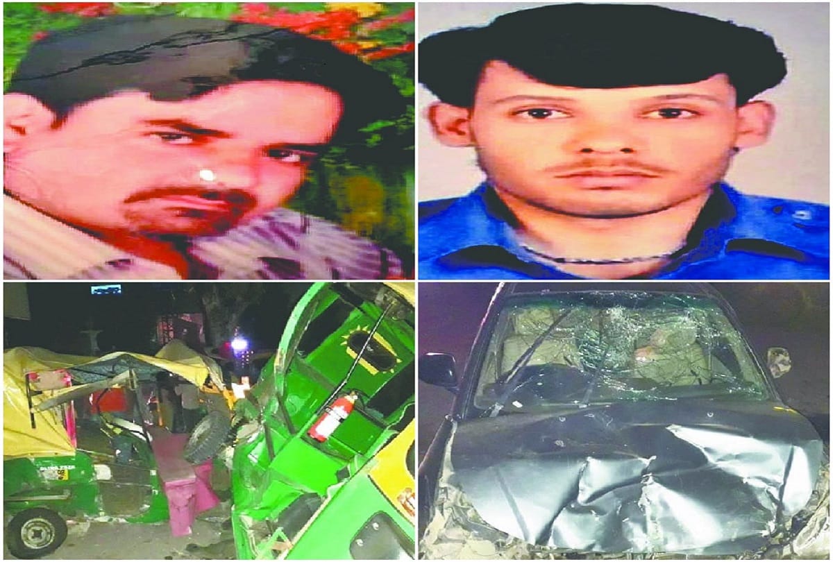 Two auto-rickshaw drivers were killed after a speeding car collided with their autos in North Delhi