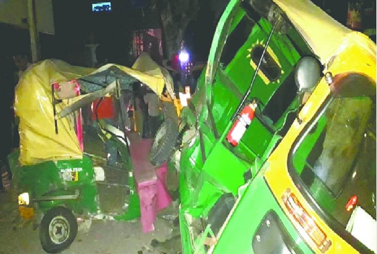Two auto-rickshaw drivers were killed after a speeding car collided with their autos in North Delhi