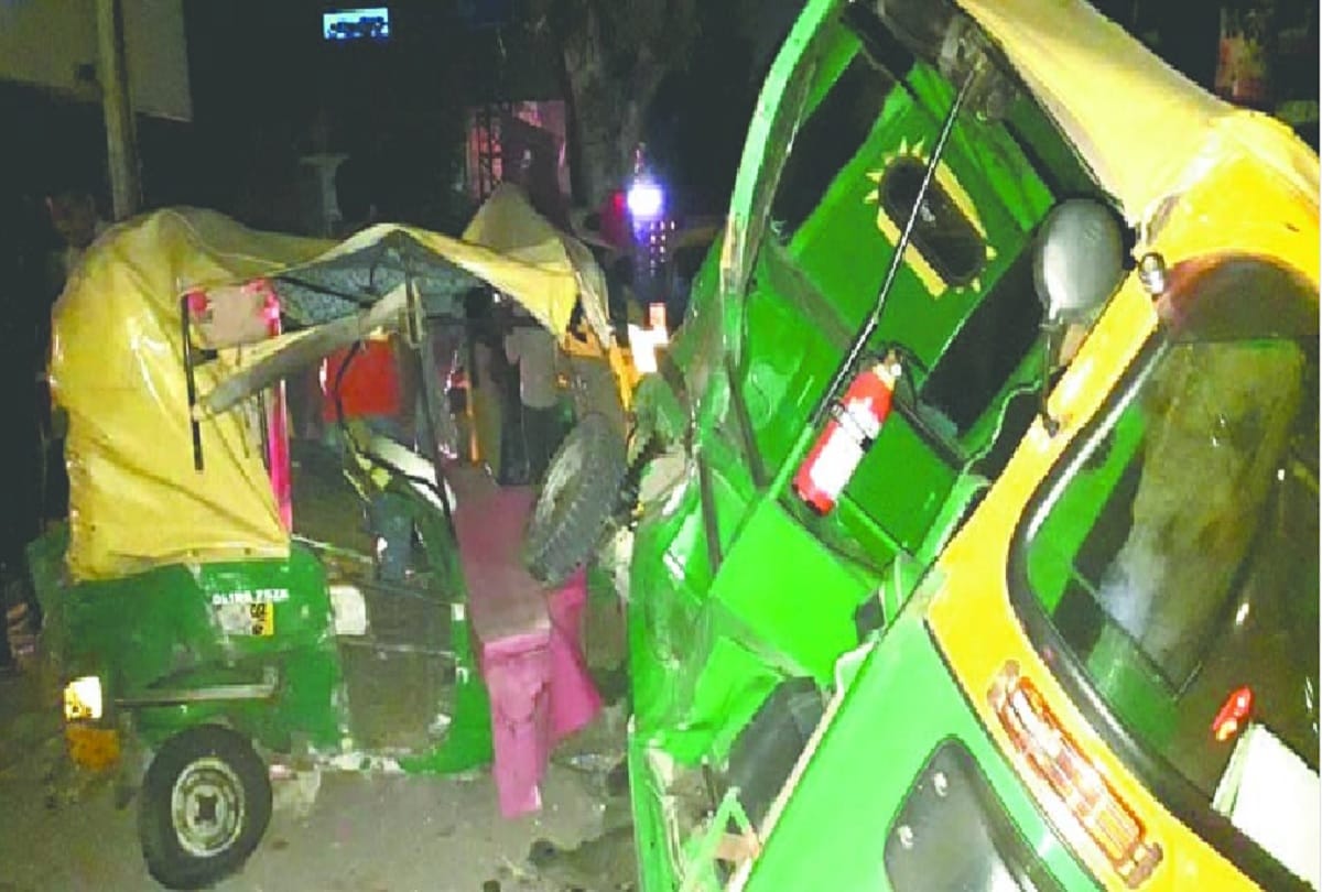Two auto-rickshaw drivers were killed after a speeding car collided with their autos in North Delhi