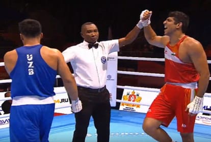 World Boxing championships 2019 Amit panghal defeated Carlo Paalam to enter semifinal