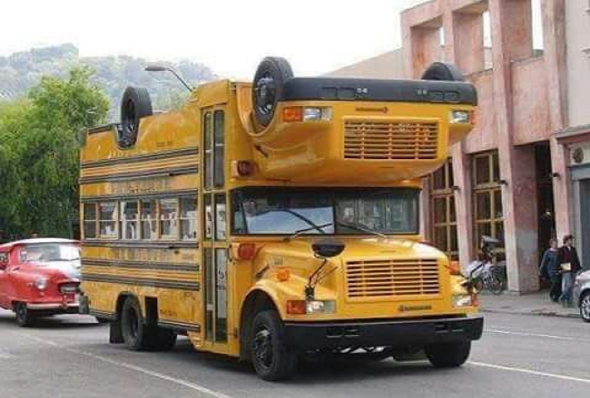Anand Mahindra hosts caption competition on Twitter for weird bus picture, got funny answers