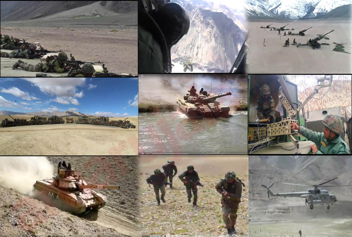 Ladakh: Northern Army Commander witness Integrated exercise of the Army, held in eastern Ladakh