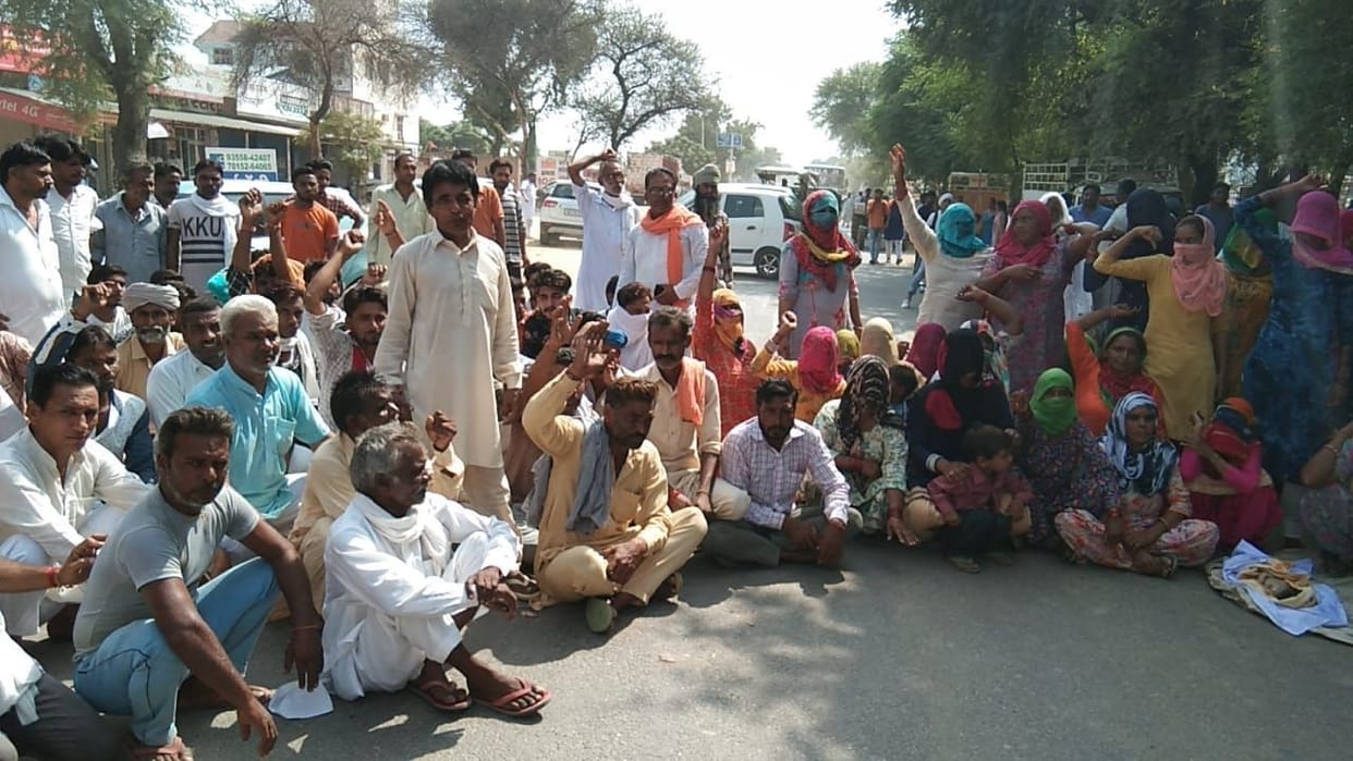 death, child, villegers, jam, police, fatehabad