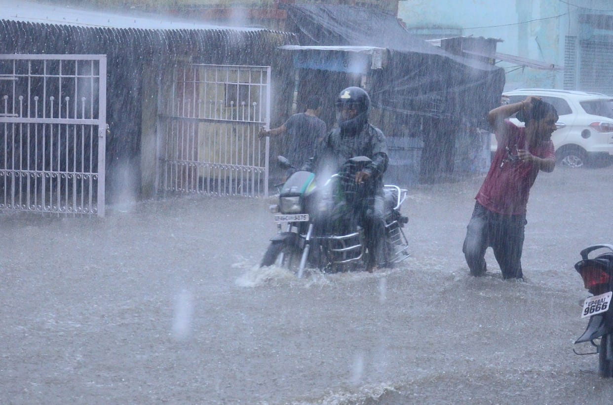 after heavy rain, create many problem