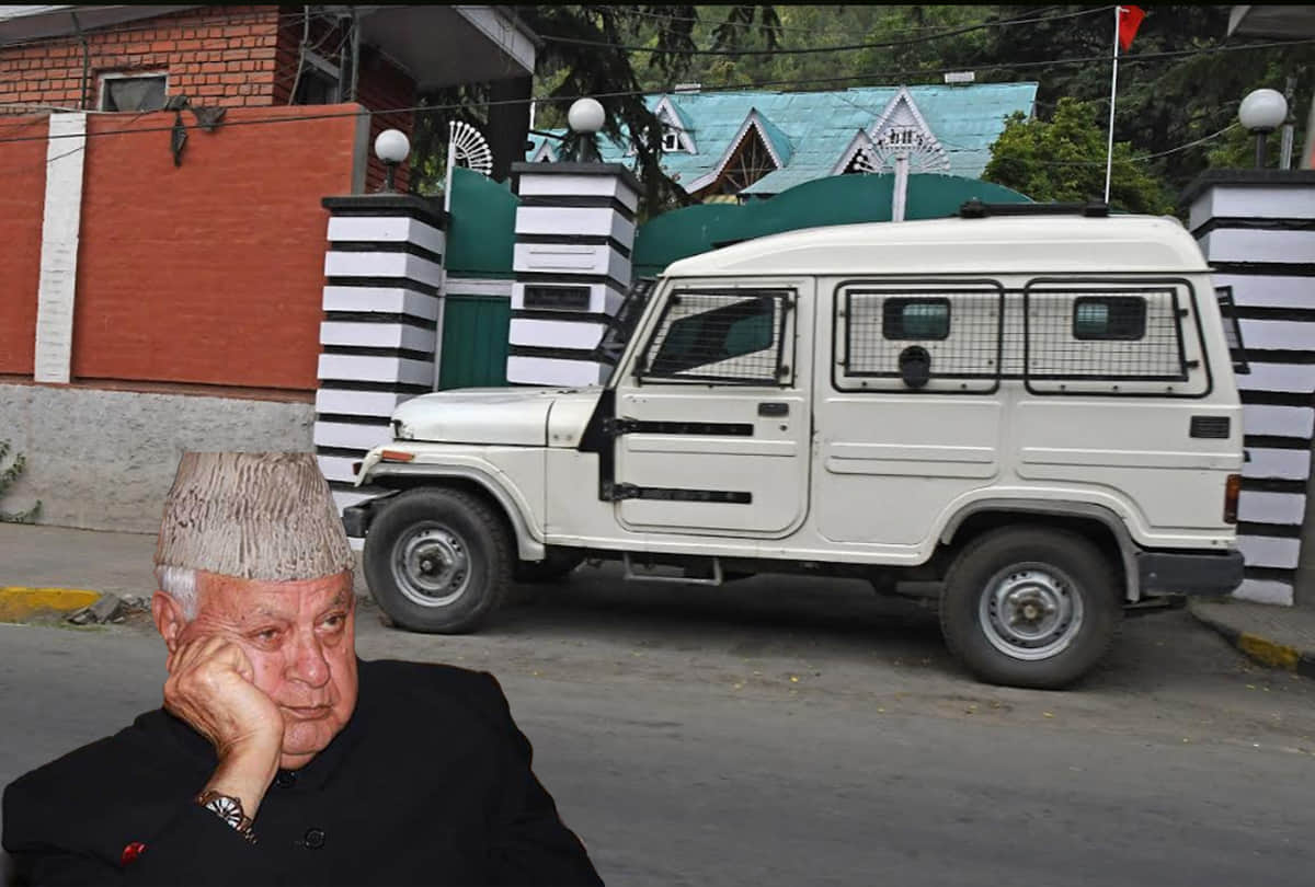 sister and daughter came to meet farooq abdullah in srinagar after psa imposed on him in kashmir