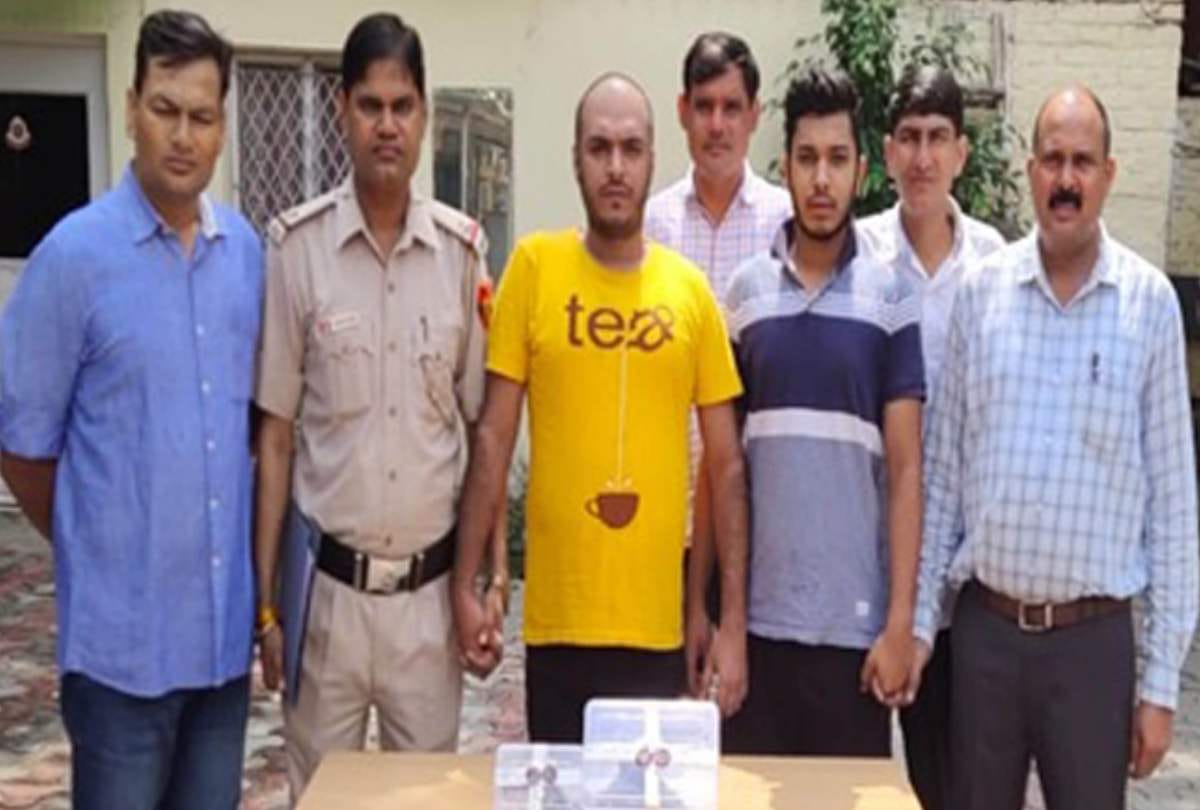 delhi criminal cut his birthday cake with pistol put video on social media both arrested