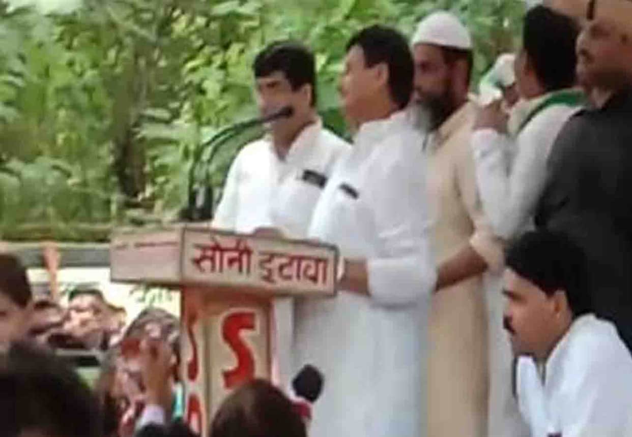 shivpal yadav statement against bjp in etawah