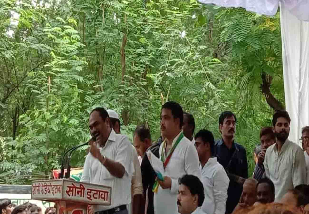 shivpal yadav statement against bjp in etawah