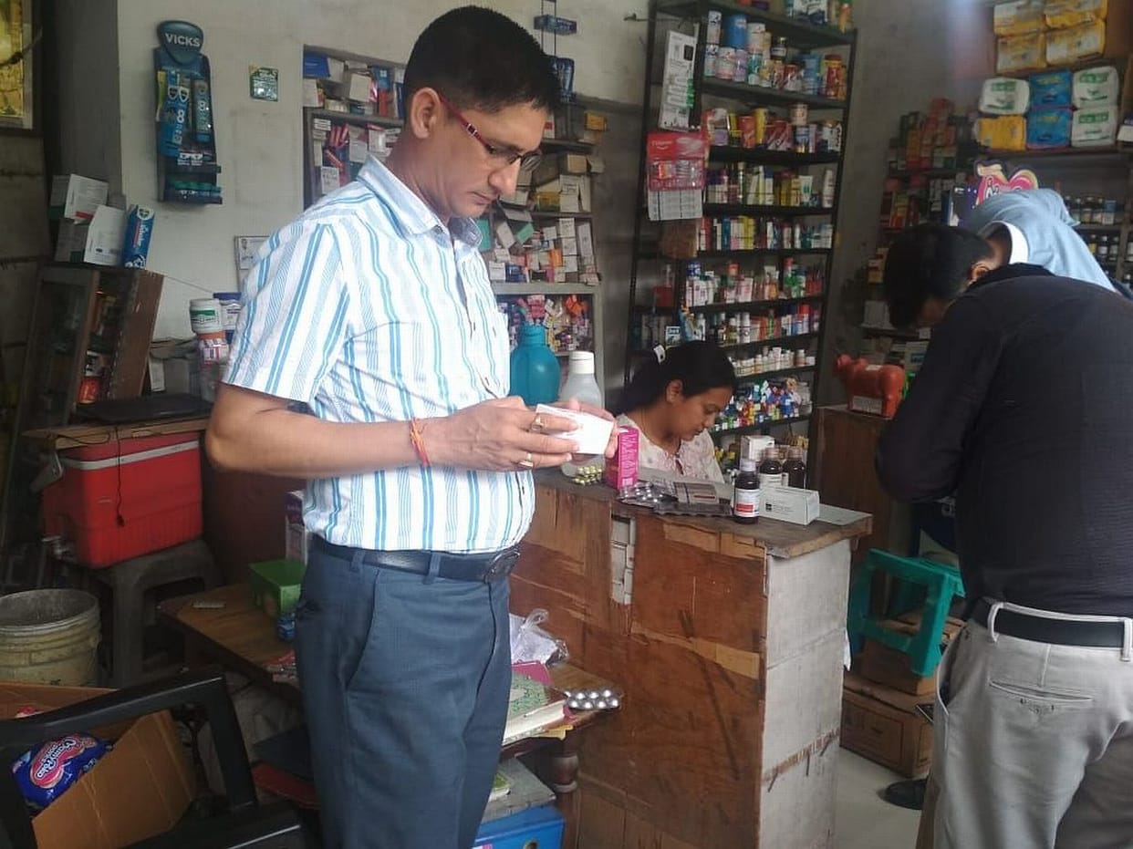 Drug control team raided medical stores