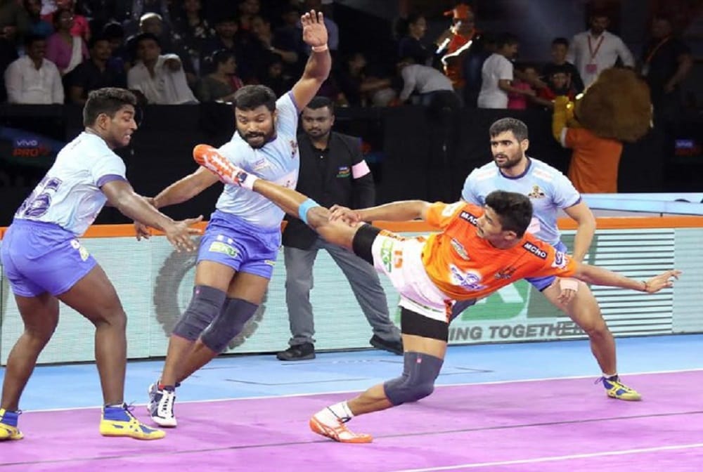 pro kabaddi 2019: U Mumba vs UP Yoddha and Puneri Paltan vs Tamil Thalaivas match tied