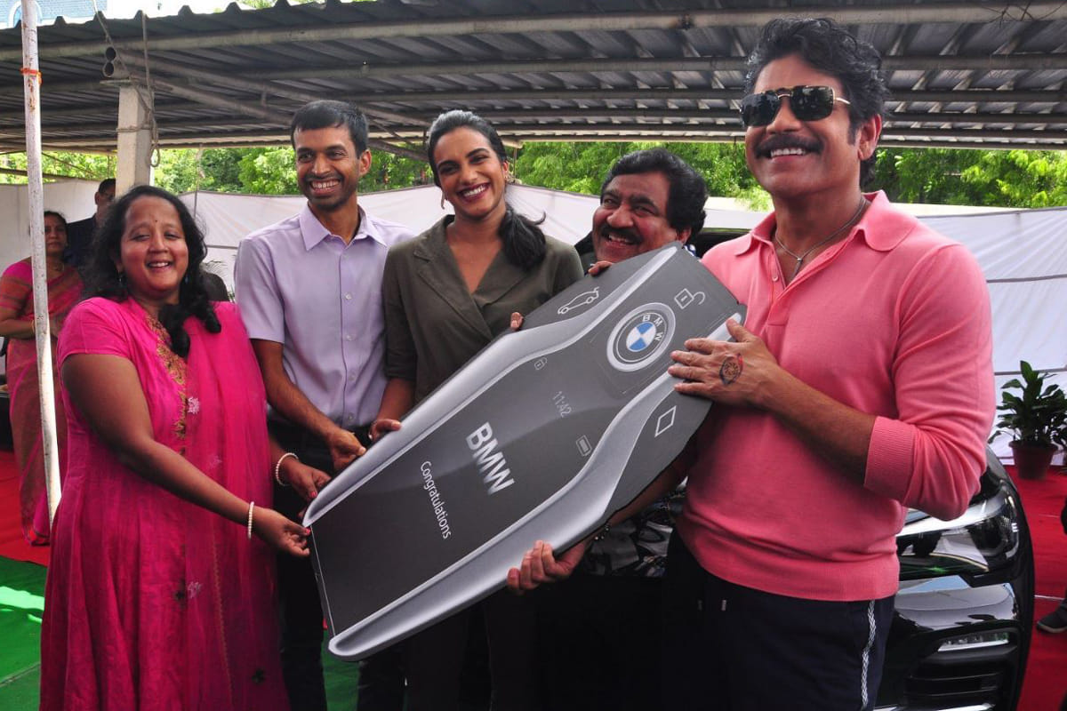 PV Sindhu Gifted BMW X5 SUV worth Rs 73 Lakh by Telugu Star Nagarjuna