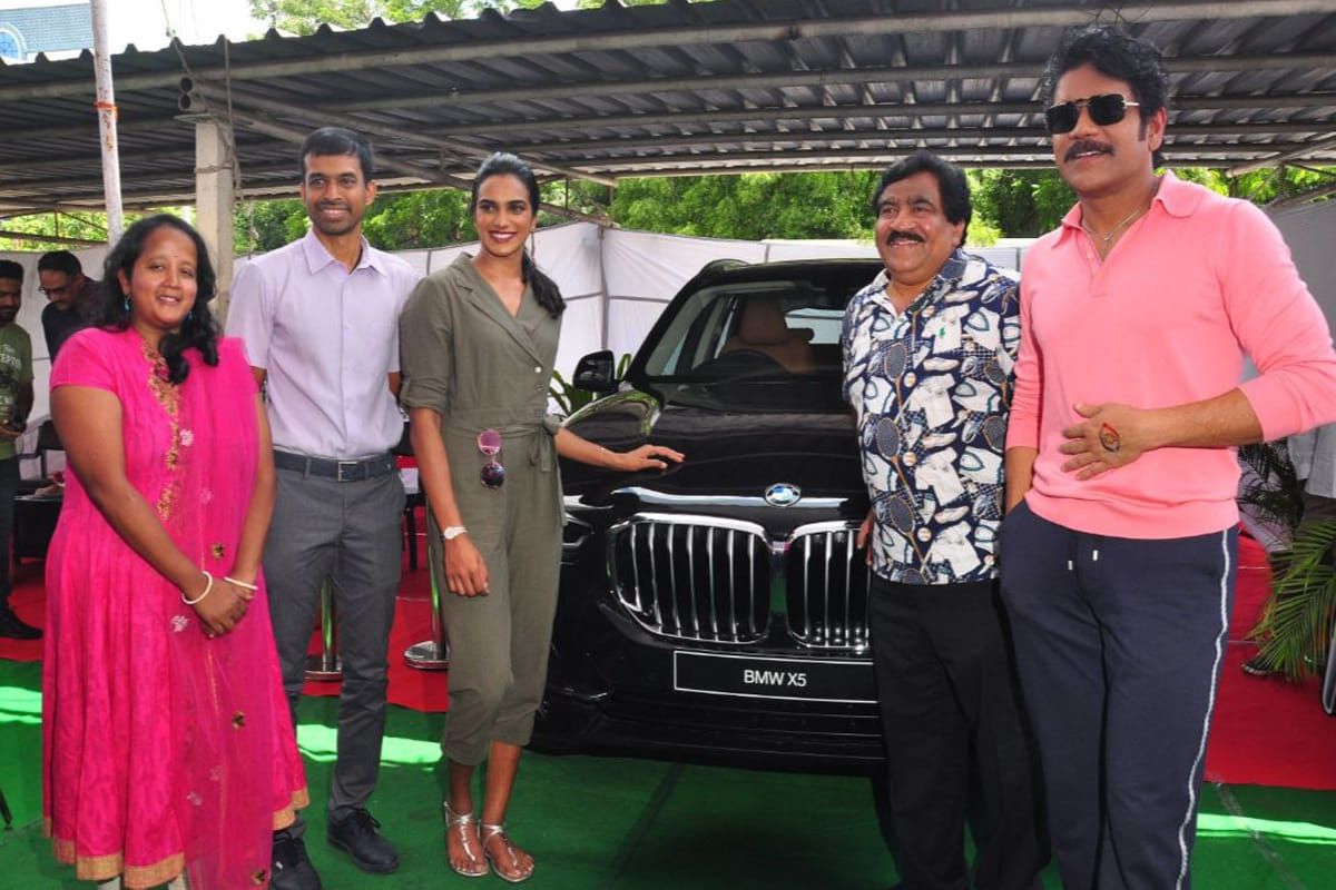 PV Sindhu Gifted BMW X5 SUV worth Rs 73 Lakh by Telugu Star Nagarjuna