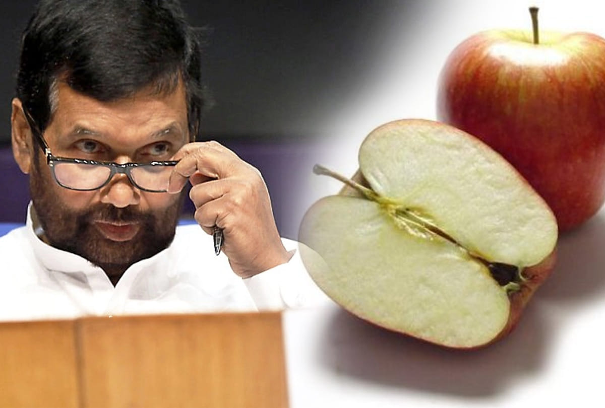 fruit shop in khan market will face action as ram vilas paswan found apples had extra layers of wax