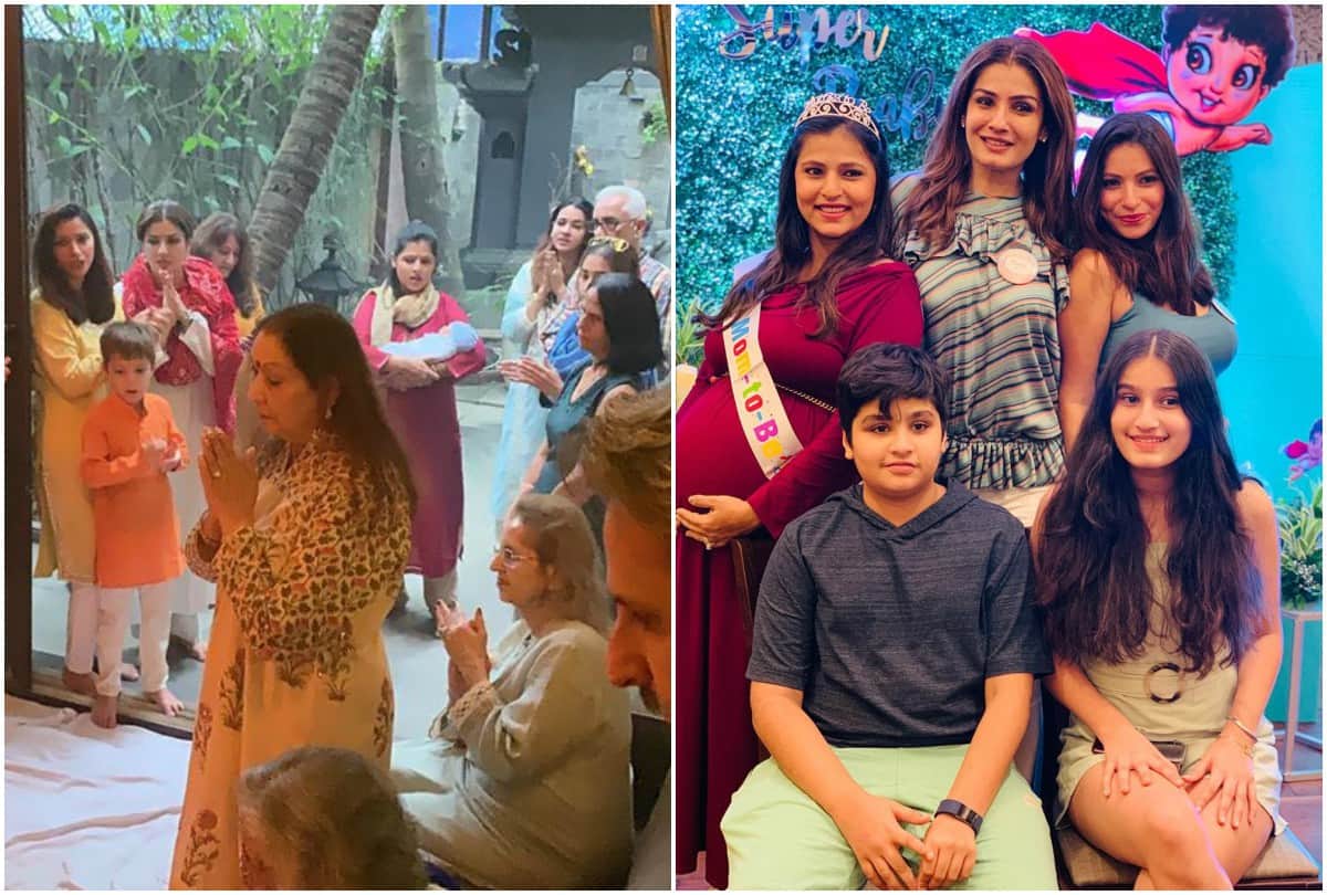 Raveena Tandon becomes grand mother daughter delivers baby boy shared pictures on Instagram