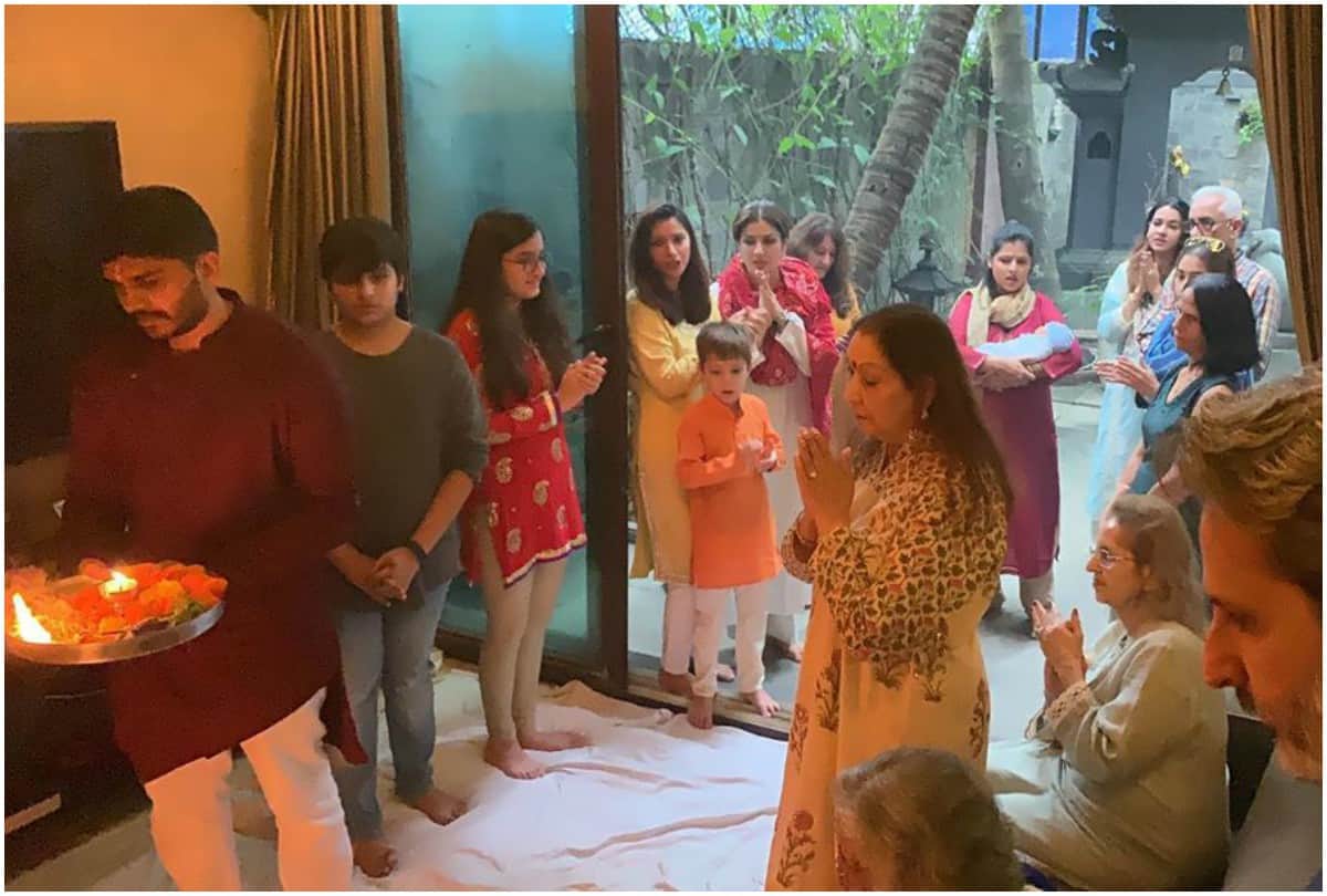 Raveena Tandon becomes grand mother daughter delivers baby boy shared pictures on Instagram
