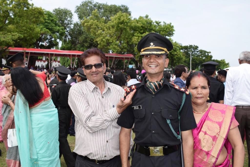 Inspired by IMA, childhood dream fulfilled, Rohit became an officer in army