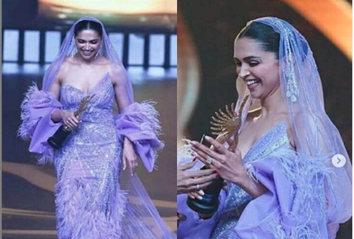 Iifa 2019 ranveer singh holds deepika padukone dress video viral