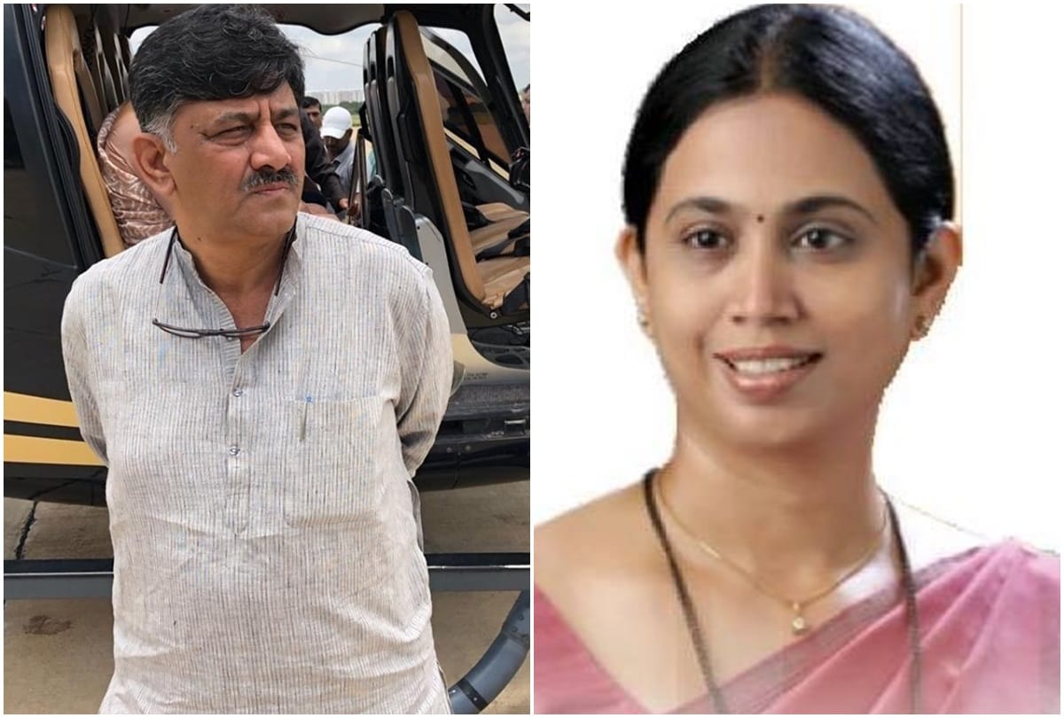 Karnataka congress women MLA appears before ED in DK Shivakumar money laundering case