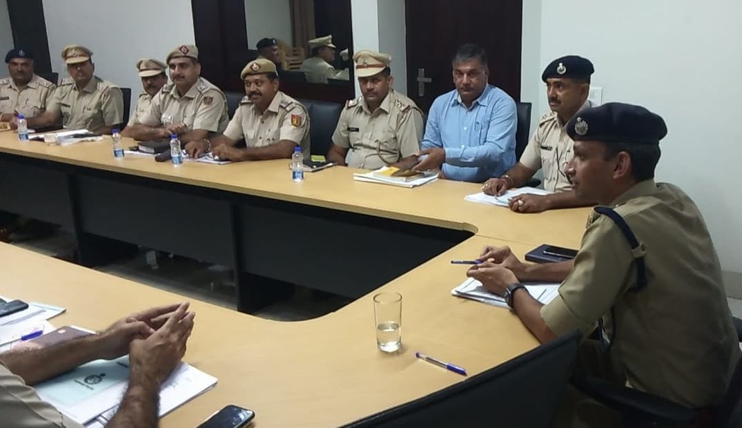 police officers are busy preparing for elections