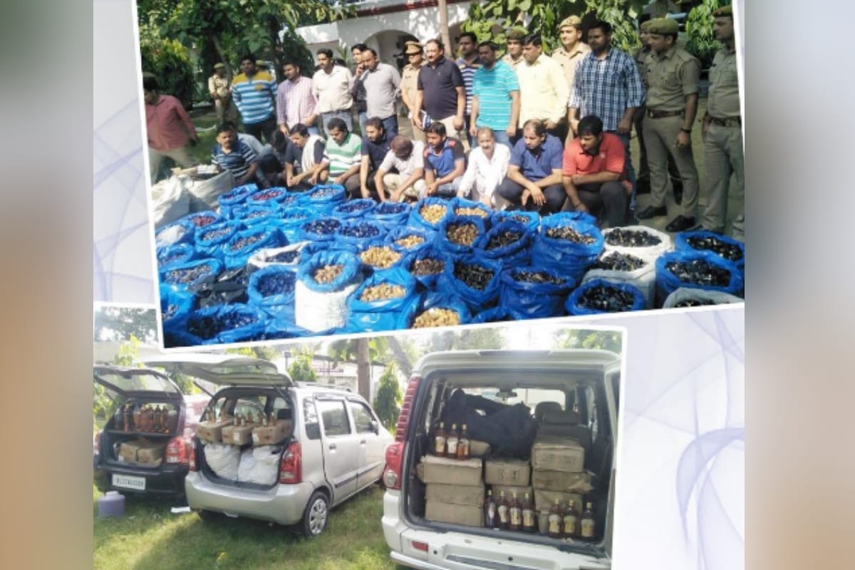 illigal liquer racket exposed in Muzaffarnagar, millions of business were from the lid and rapers