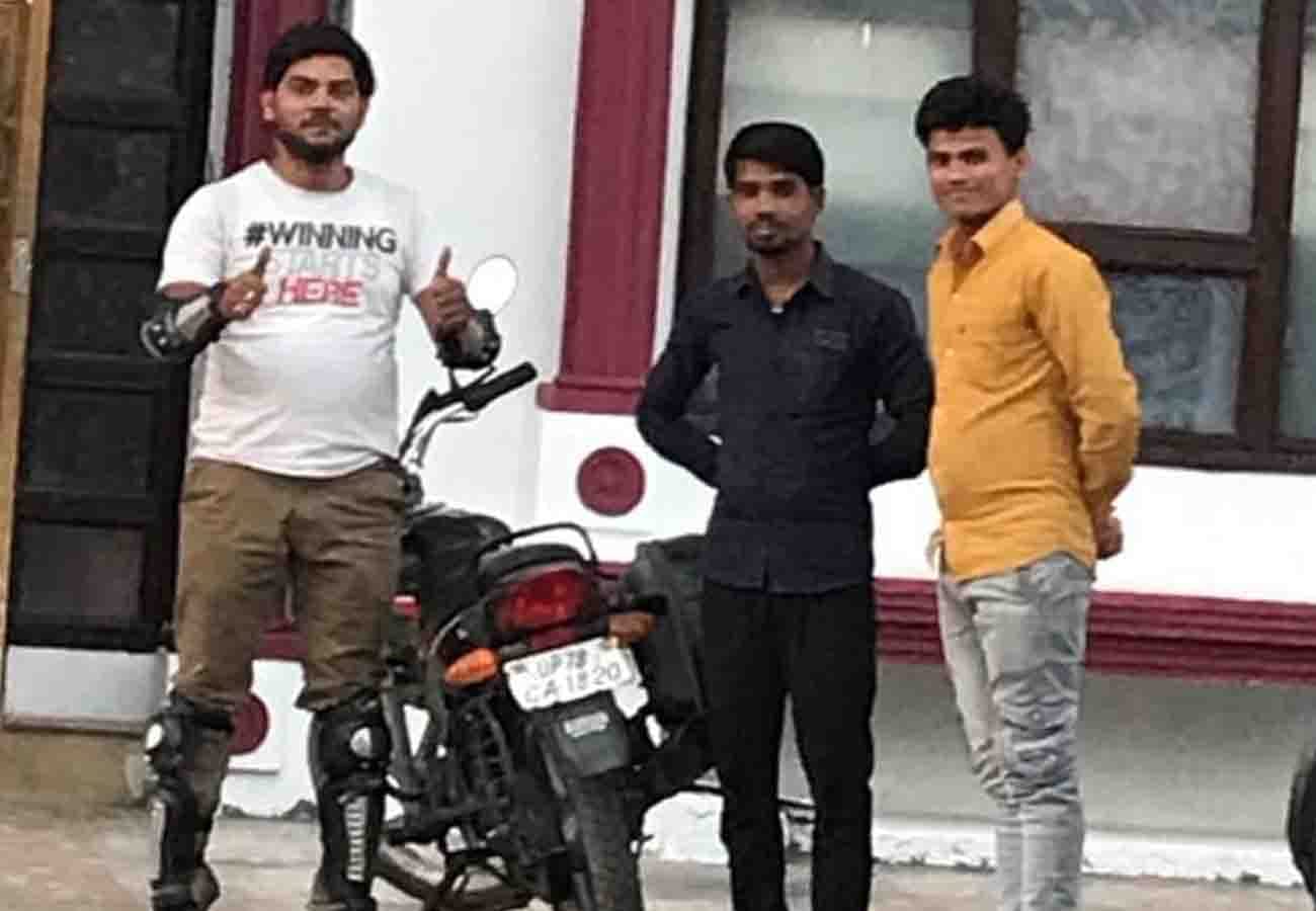 vikas from kanpur registered name in Asia Book of Records by riding 5278 km
