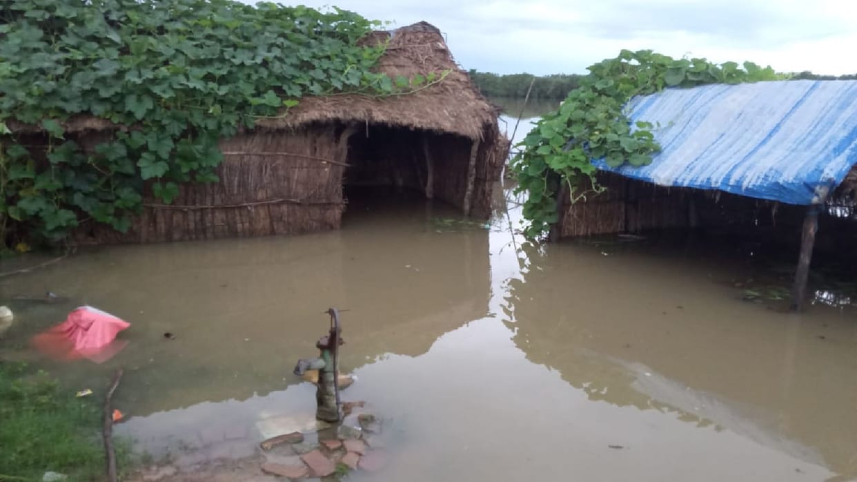Saryu burials, water filled in villages and connectivity routes