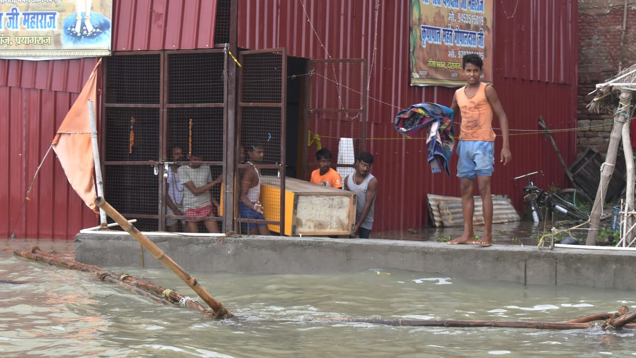 The tragedy is coming from behind, the Ganges will vomit