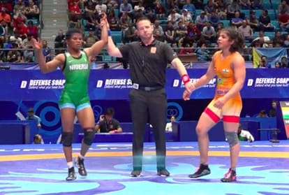 World Wrestling Championships Bajrang Punia Wins Opening Bout Divya Kakran Loses