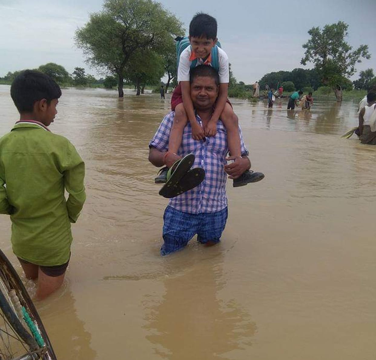 Rapti near the red mark
