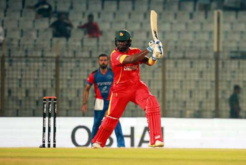 zimbabwe registered first win of the tournament to defeat afghanistan by 7 wickets