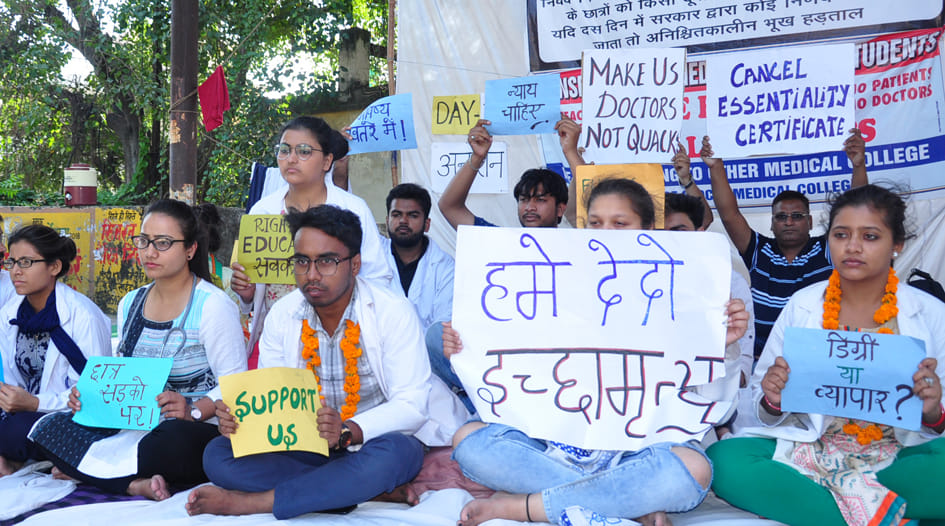 MBBS students demand death