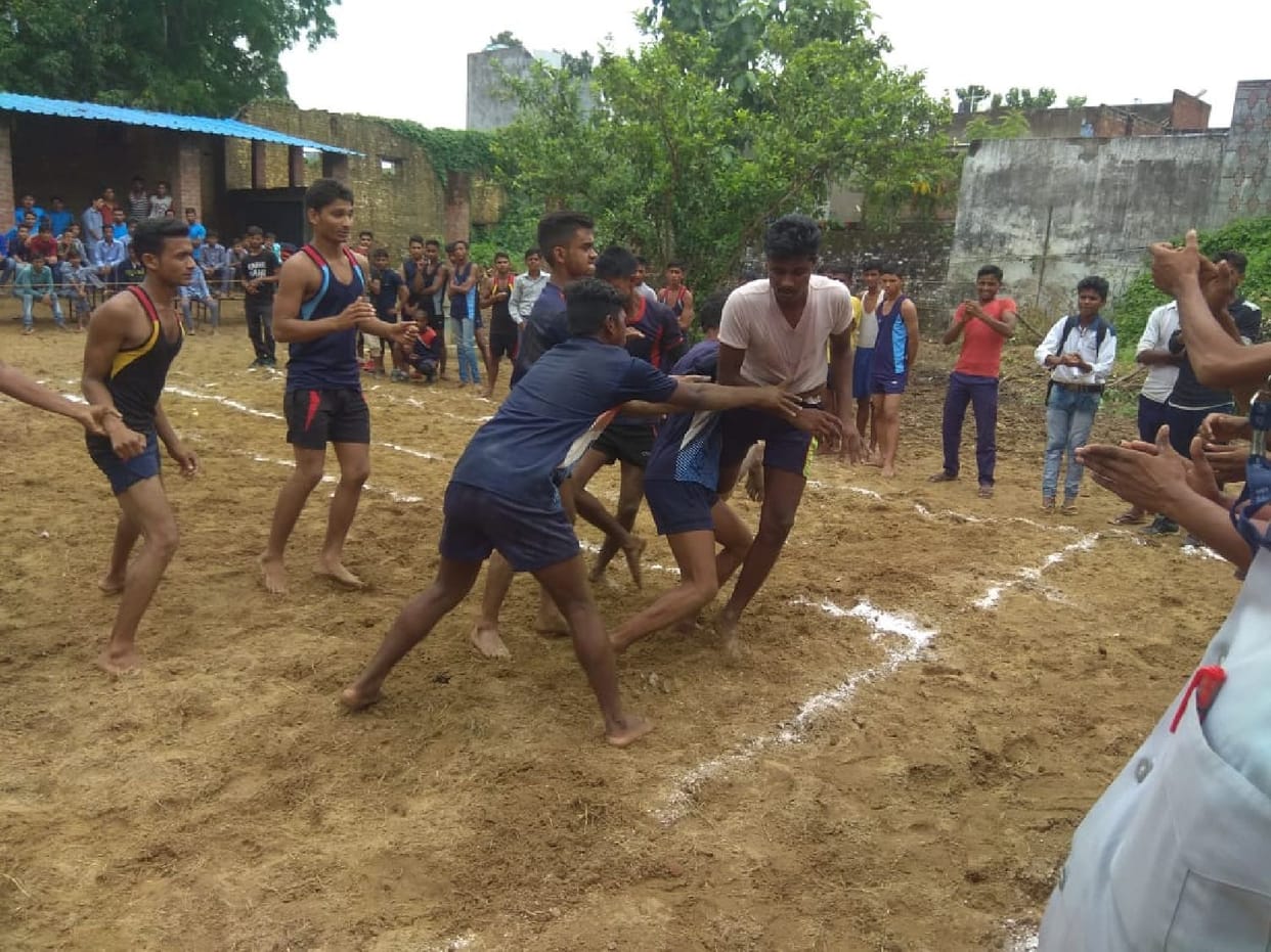 Maharaj Singh Inter College team tops in Kabaddi
