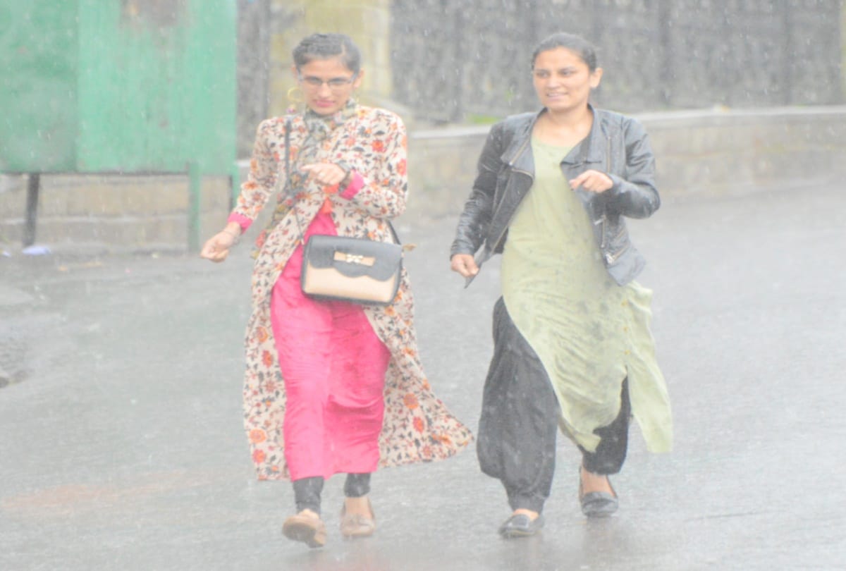 himachal weather report: rainfall recorded in shimla and other parts