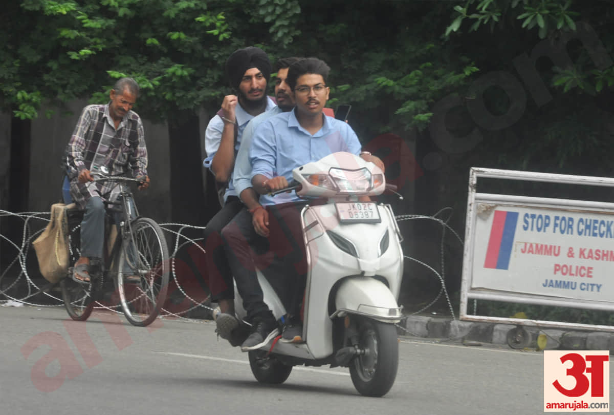 jammu traffic police challan more than three thousand vehicles in last four days