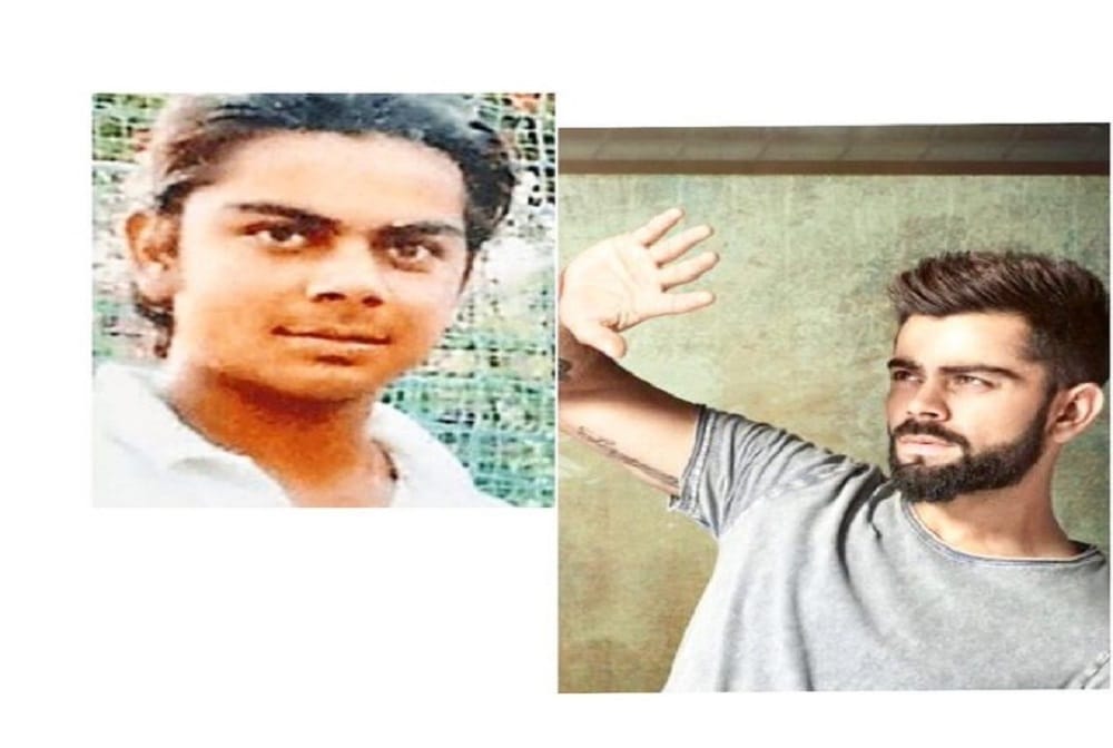 virat kohli shared his 16 year old image on social media, fans says salma khan of tere naam movie
