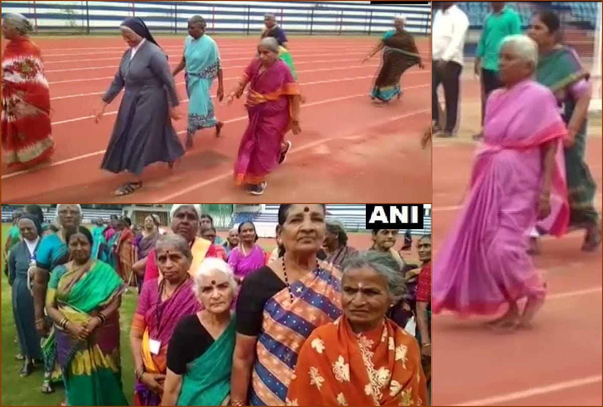 Karnataka: 71 to Senior citizens race on World Elders Day in Bangalore sports meet