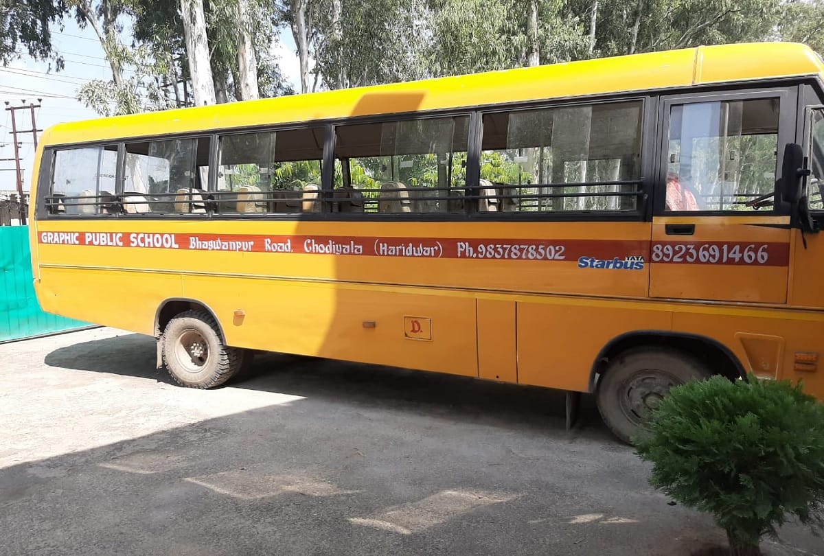 man Took over Graphic Era School bus in Roorkee
