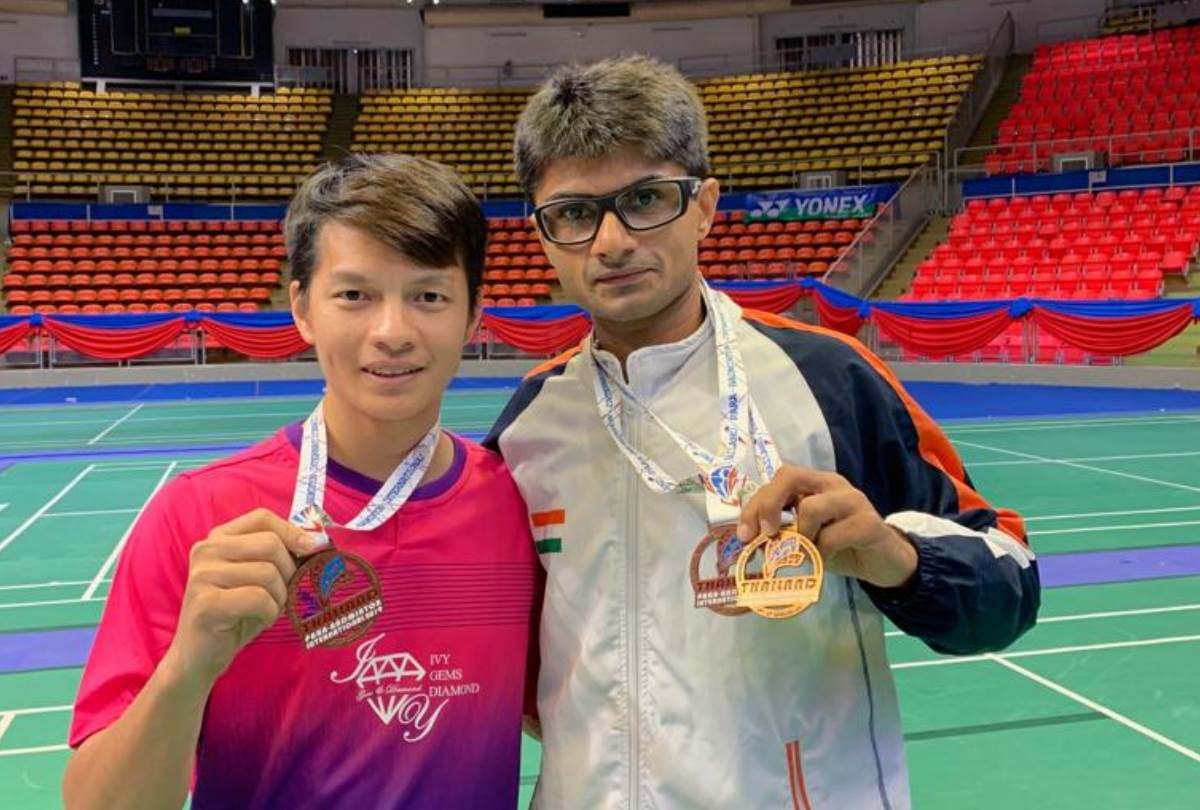 lucknow's abu and shuhas shines in thailand open international para badminton championship