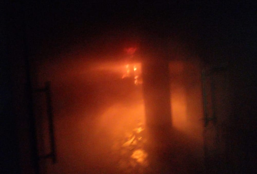 Fire in Federal Bank located in Vikas Nagar lucknow