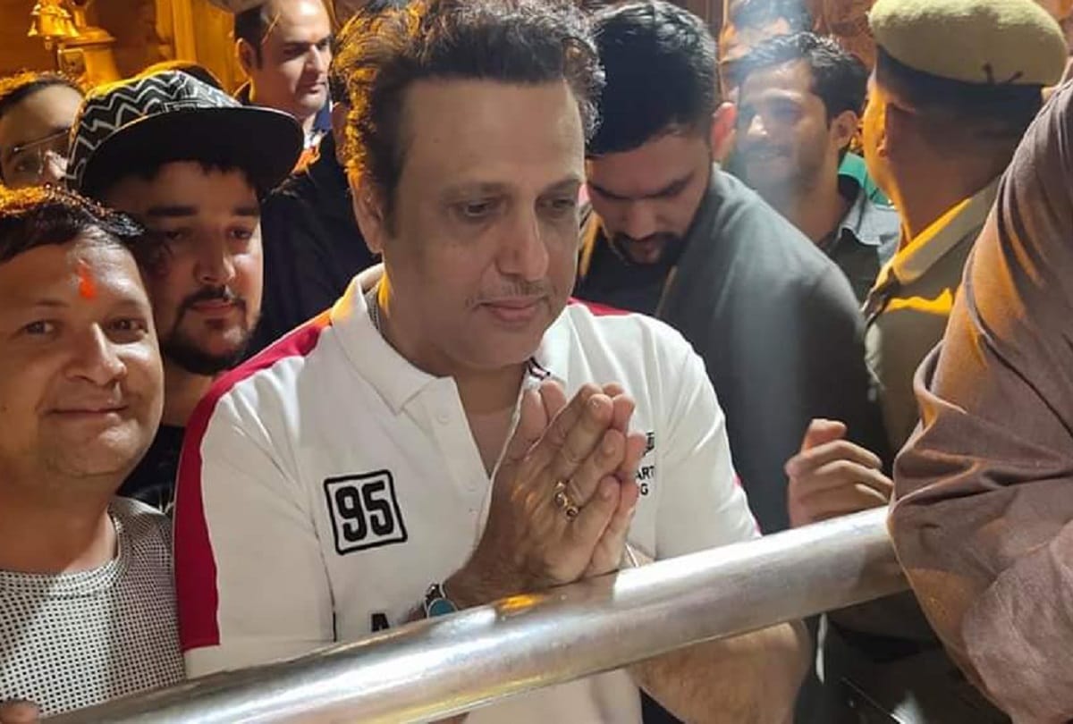 Famous film actor and comedy King Govinda reached the temple of mata chintpurni 