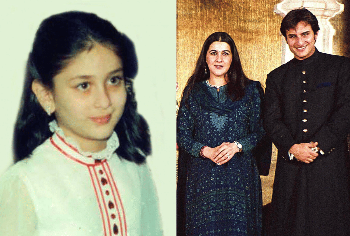 When Kareena Kapoor Attend Saif Ali Khan And Amrita Singh Wedding at the age of 12 Know what happend