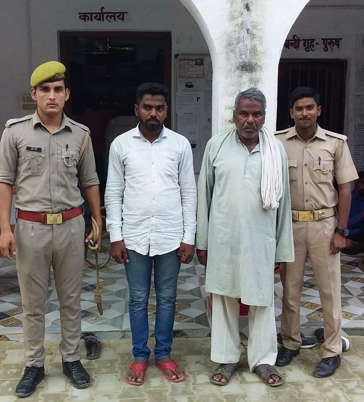 murdered father-son arrested