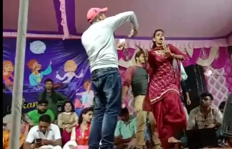 Slut dance performed in the religious mela gughal
